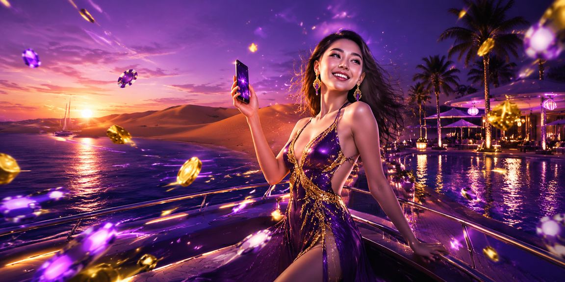 Trải nghiệm casino mobile ban đêm tại Mũi Né với giao diện neon sống động