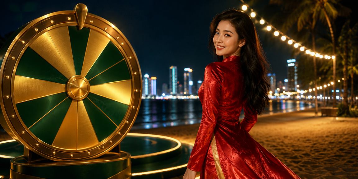 Người dùng áo dài Quy Nhơn tham gia lucky draw và nhận khuyến mãi